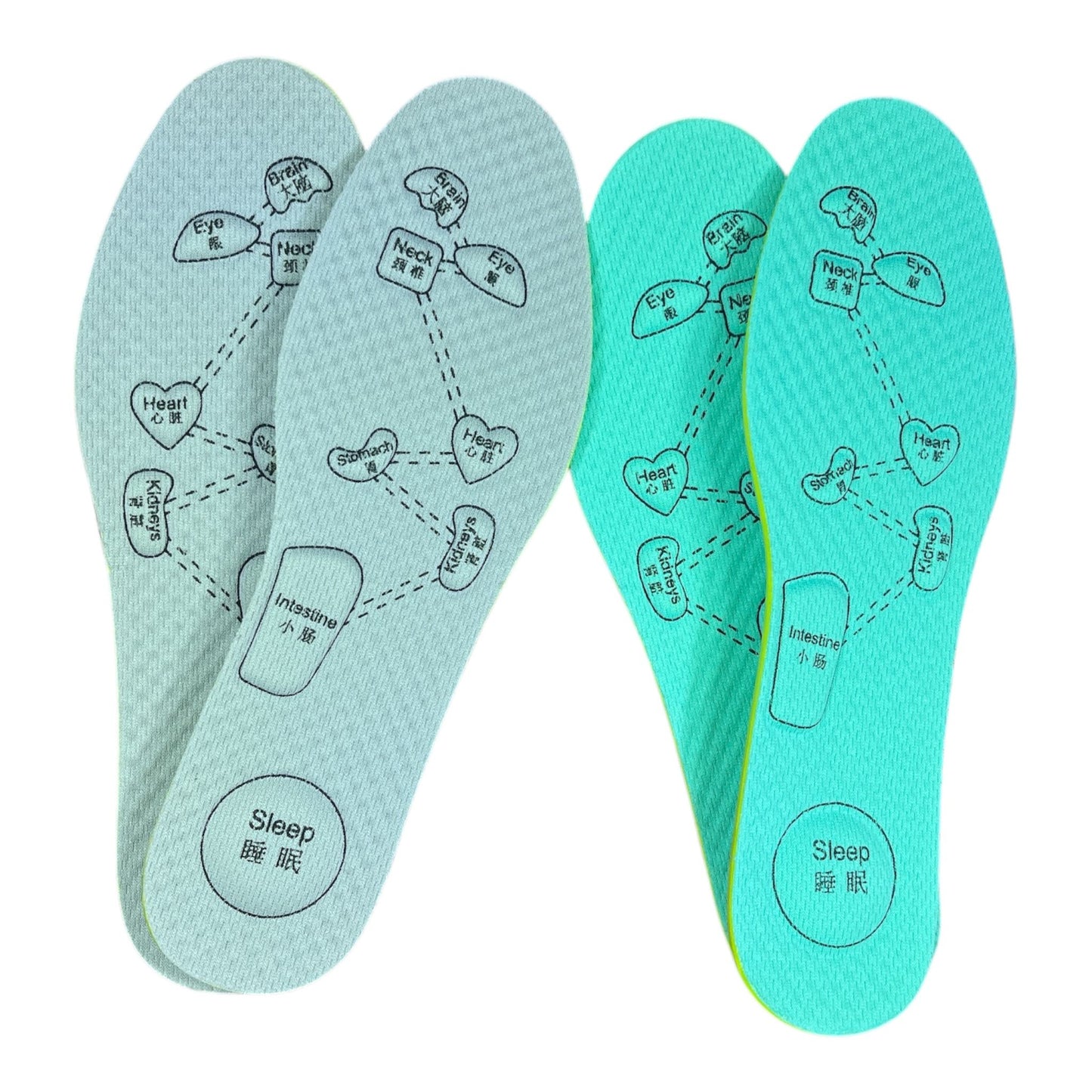 Plantilla SLEEP gris/verde CH