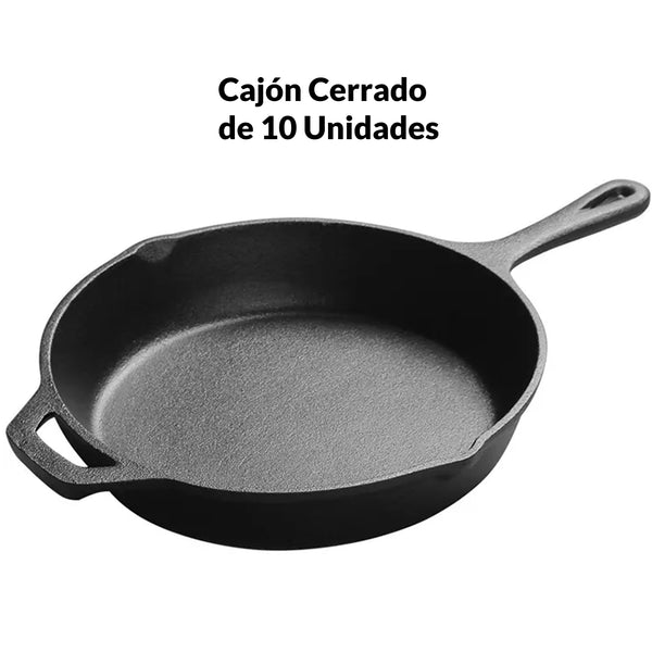 Sarten Hierro Fundido 24cm Redondo (Cajón Cerrado)