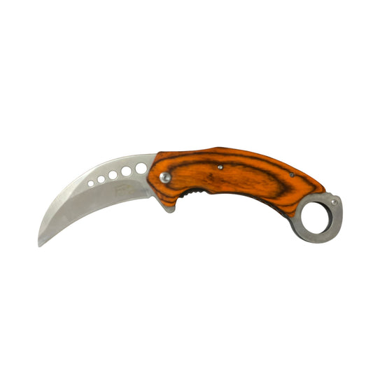 Navaja Karambit Mango de Madera