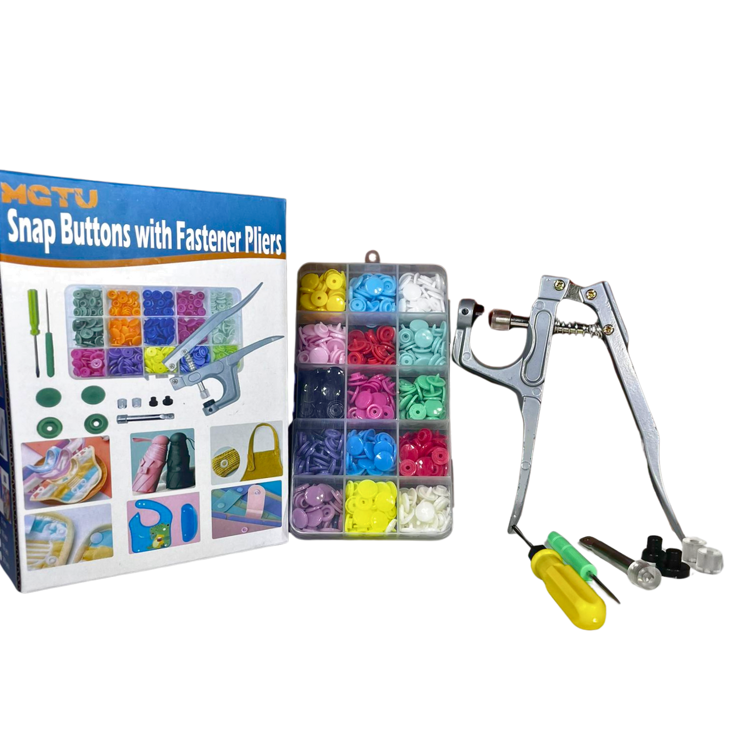 Kit de Broches de Presión de Plástico