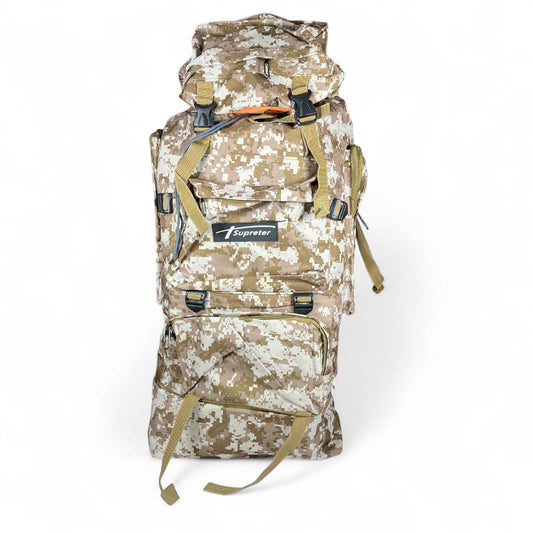 Mochila de camping camuflada o lisa