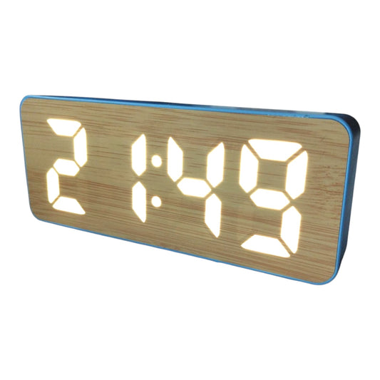 Reloj de Mesa Patrón de Bambú DS-5821L