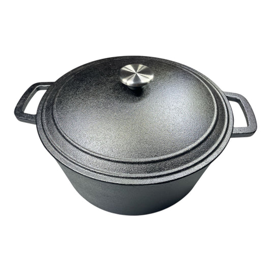 Olla de hierro + tapa de 28cm