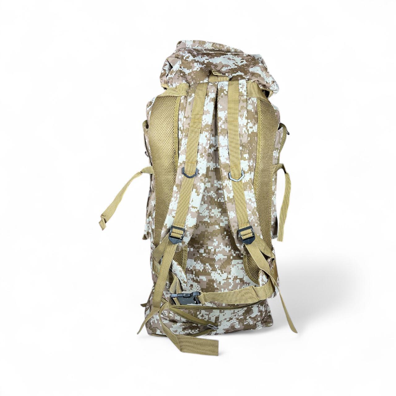 Mochila de camping camuflada o lisa