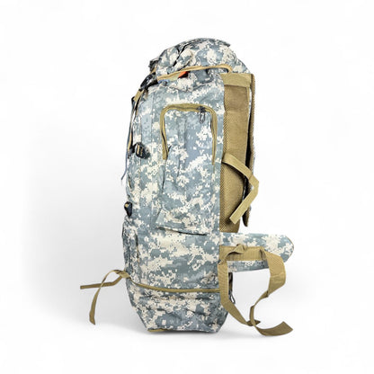 Mochila de camping camuflada o lisa