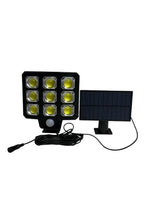 Luz con 9 LED + Panel solar