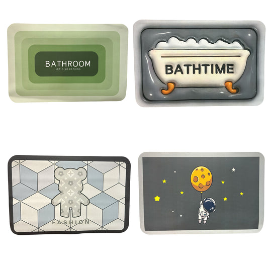 Alfombra de Baño Antideslizante Diferentes Diseños