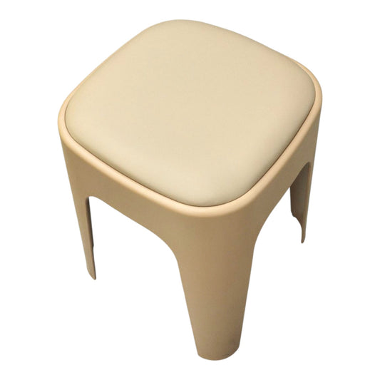 Banqueta de Plástico con Asiento Acolchado