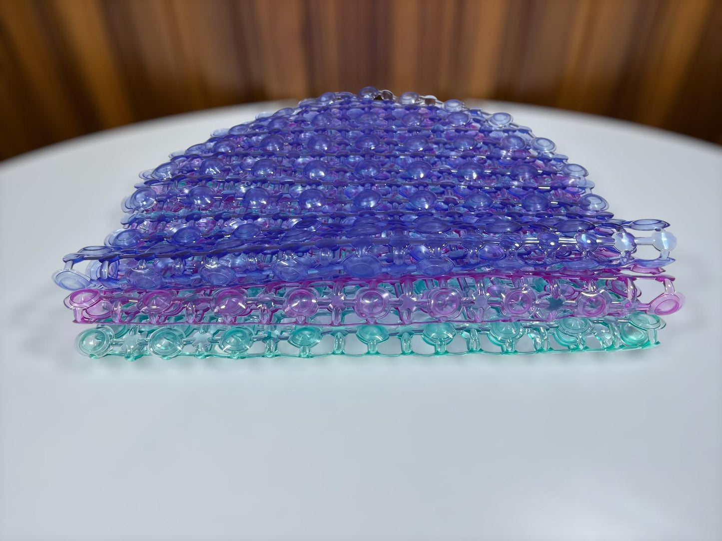 Alfombra de baño transparente