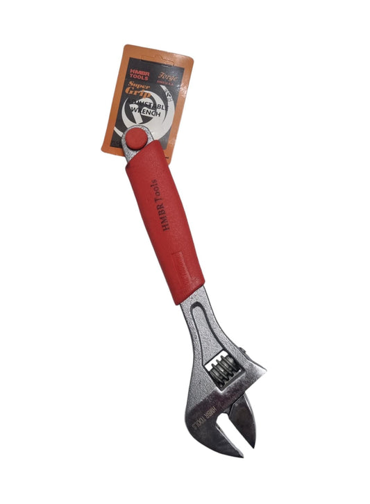 Llave francesa 12" Mango Rojo