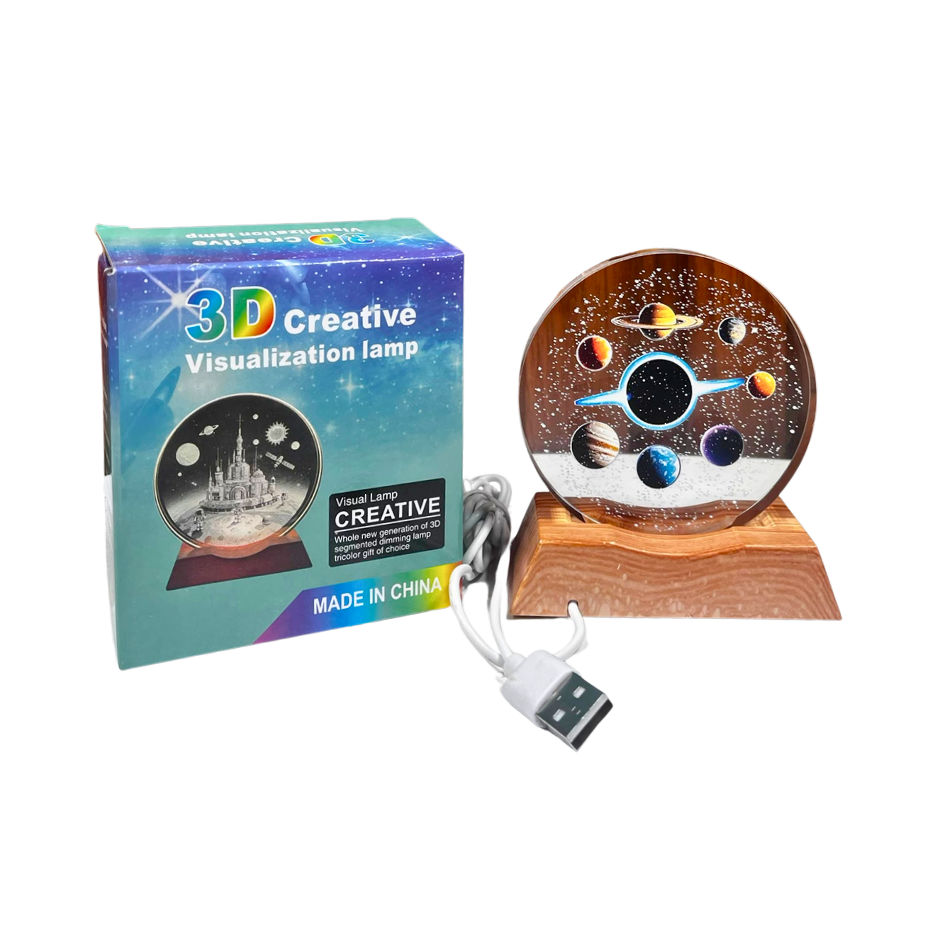 Lampara de Cristal Led de 8cm