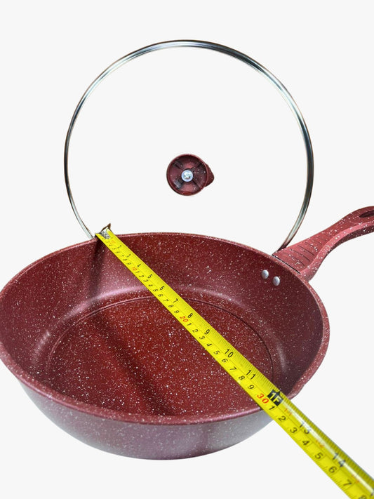 Sarten c/ Tapa de Vidrio y Doble Pico Vertedor