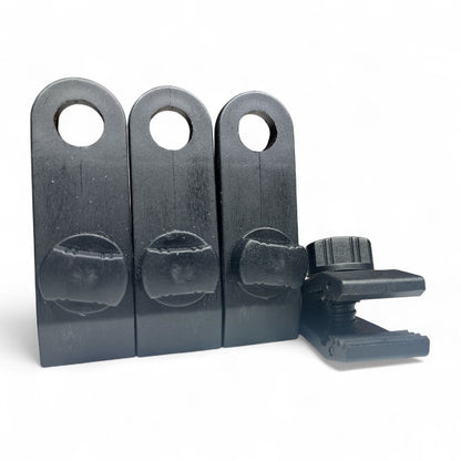 Clips de plastico x4