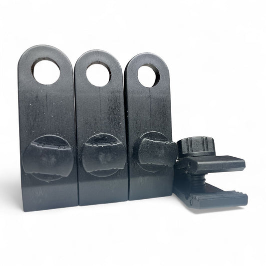 Clips de plastico x4