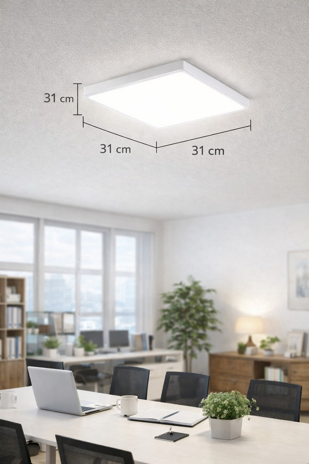 Plafon Cuadrado de 48W "Super Bright"