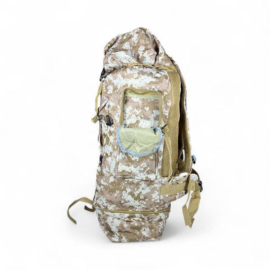 Mochila de camping camuflada o lisa