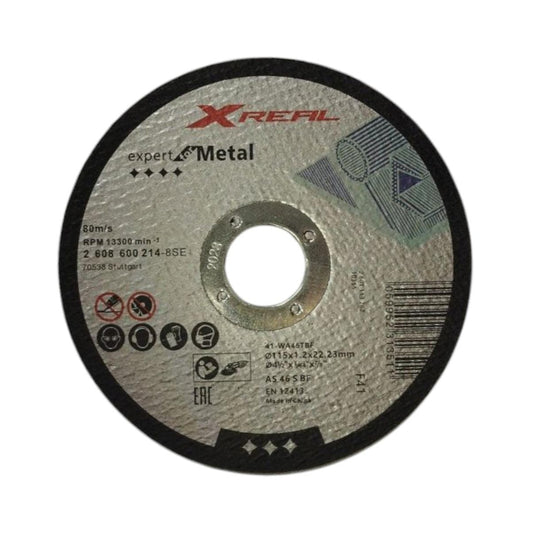 Disco Corte Fino de Metal 115 x 1.2 x 22.23mm Real