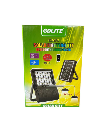 Panel Solar con Luces y Parlante