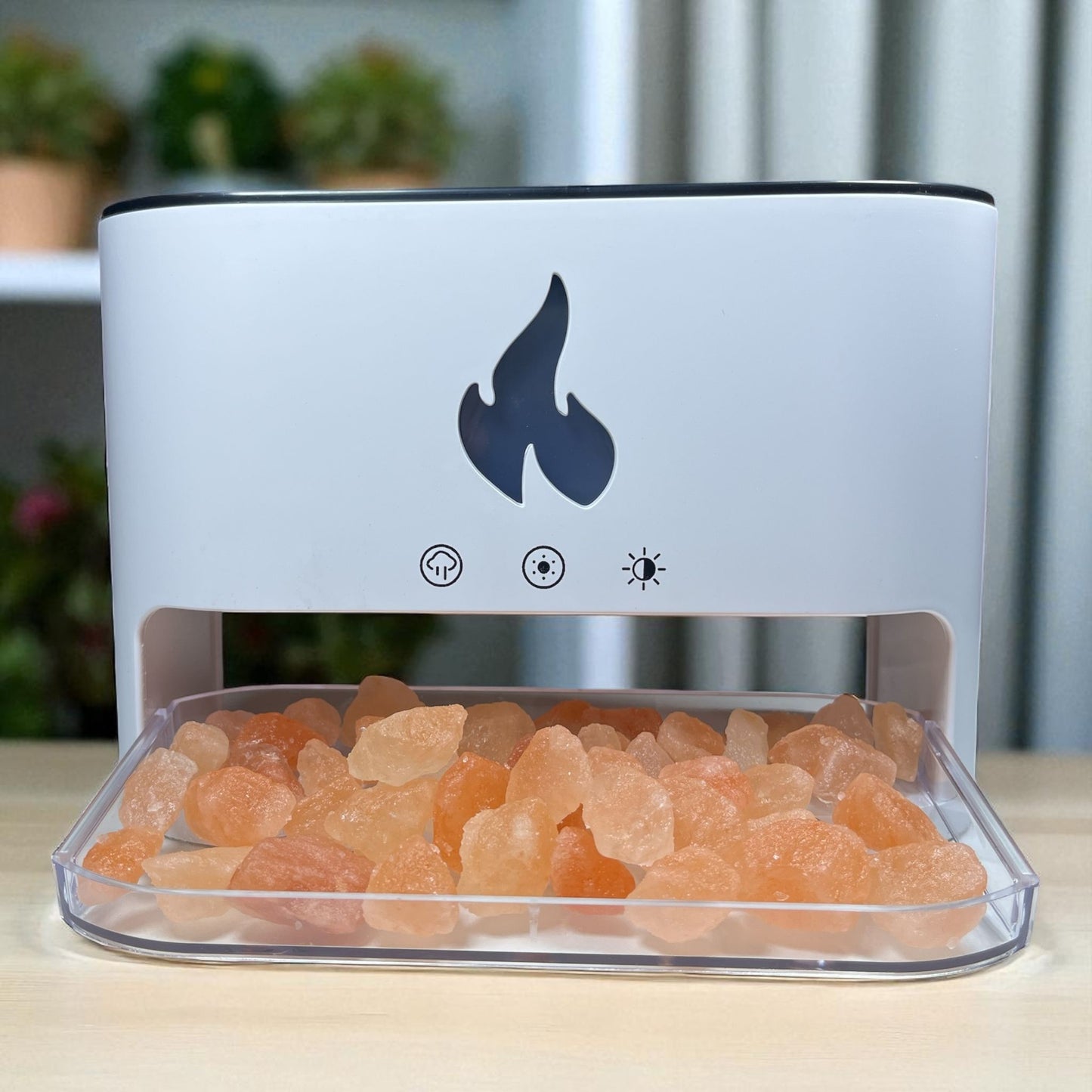 Humidificador + piedra de sal