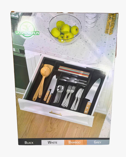 Cajon Organizador Extensible de Madera