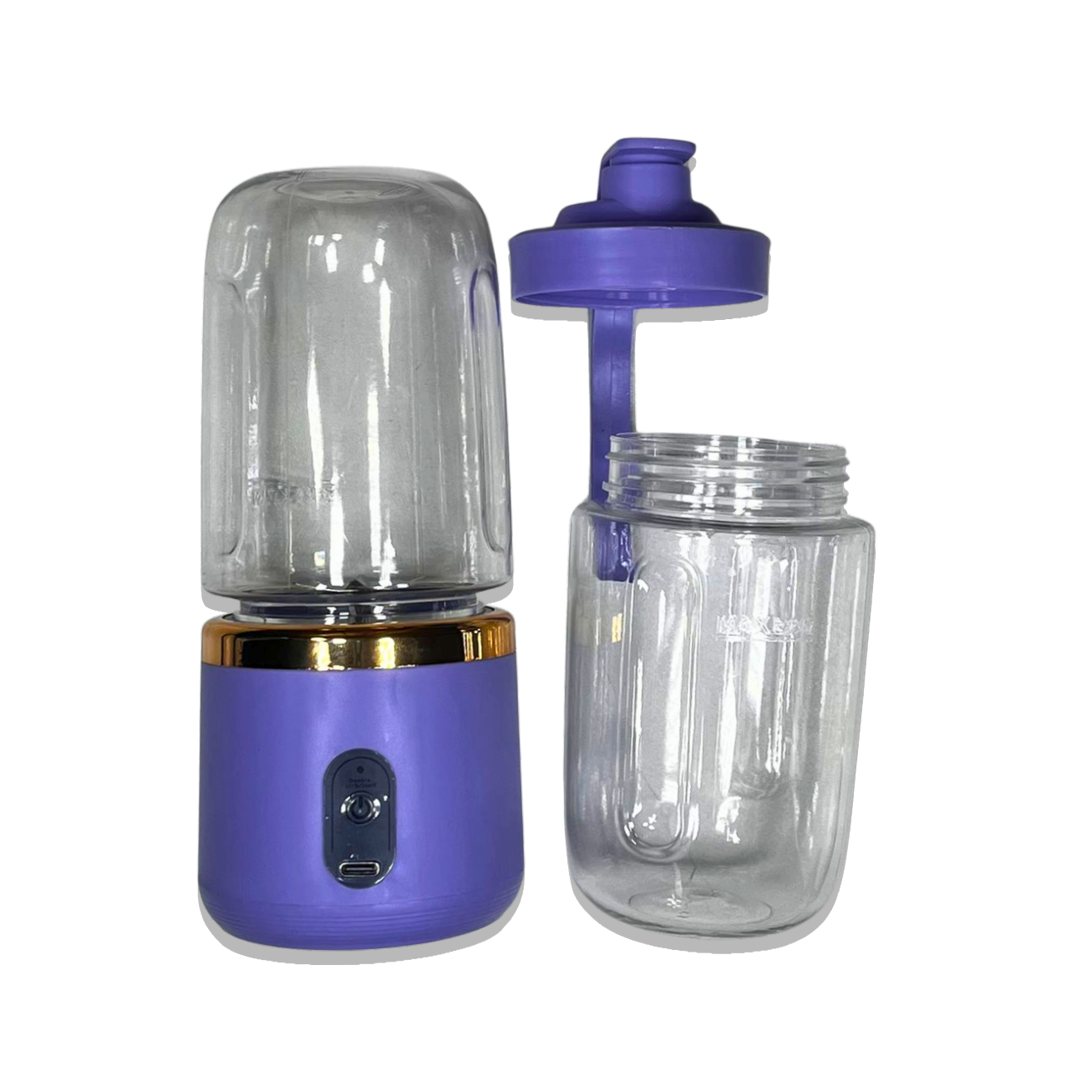 Licuadora Recargable Doble Vaso