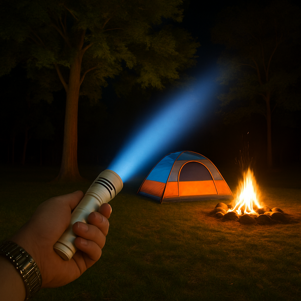 Linterna BEIGE ZOOM FLISHLIGHT