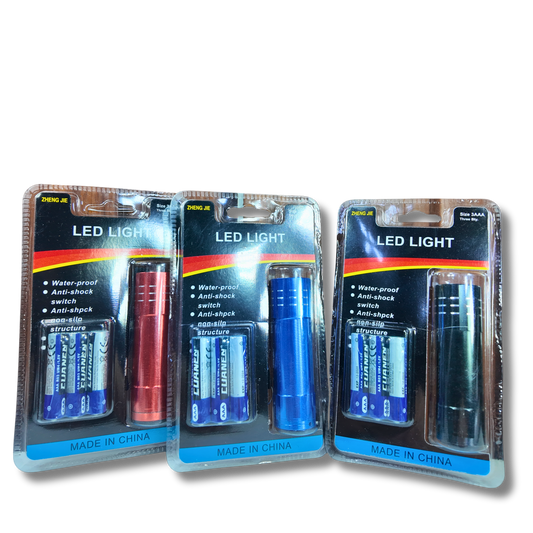 Linterna a Pila 9 Led`s