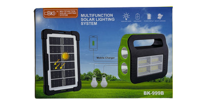 PANEL SOLAR CON BOMBITAS + 4 COB