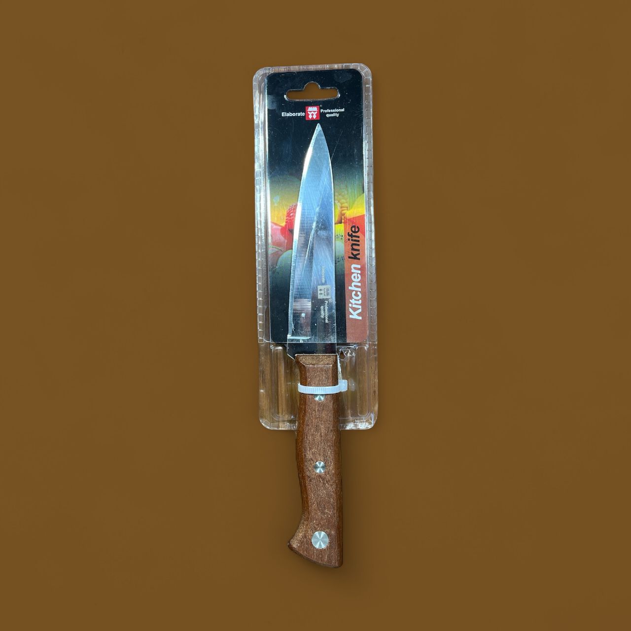 Cuchillo 5" mango madera ELABORATE