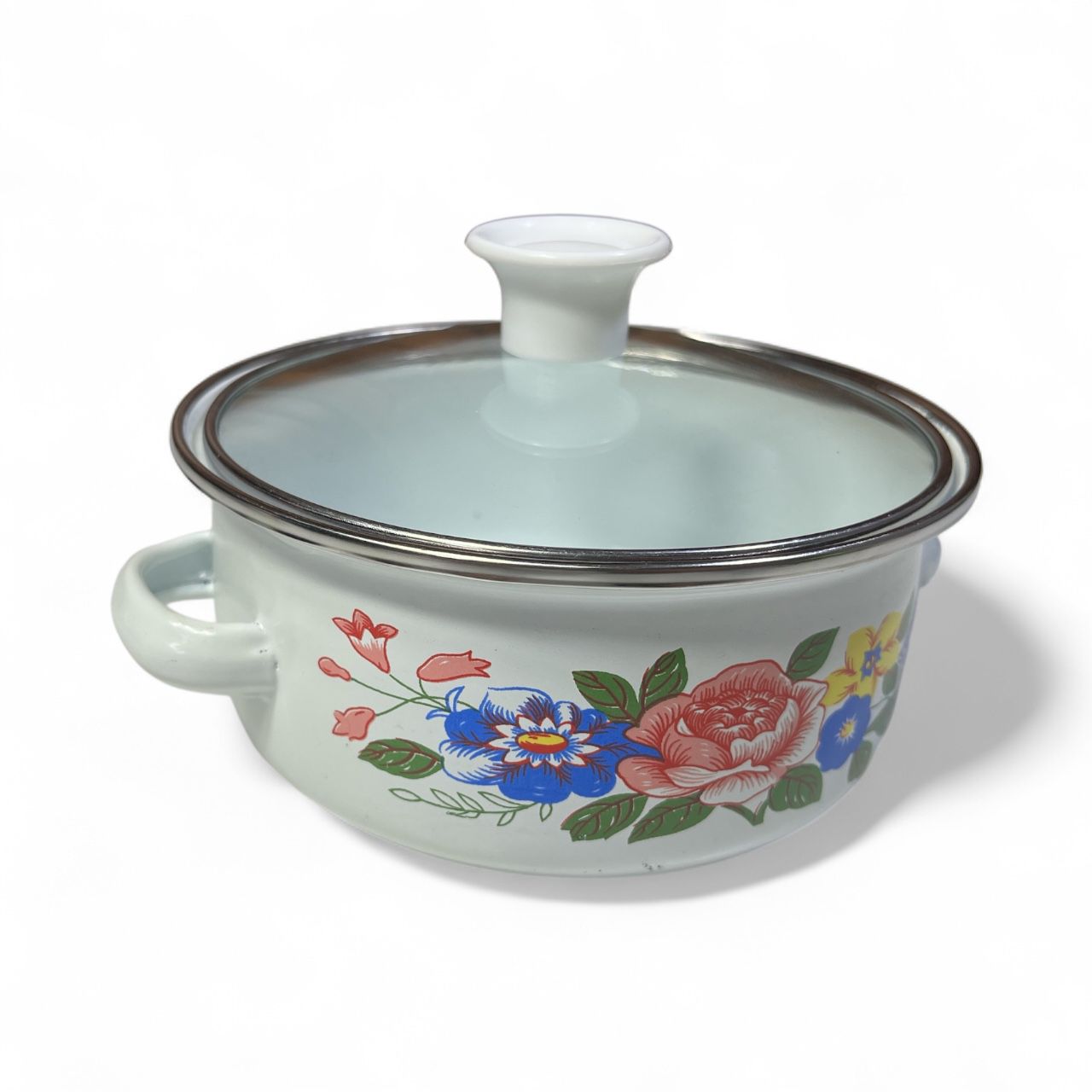Set de bowls 14/16/18/20/22 cm simil esmaltado