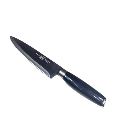 Cuchillo Elaborate 8" Mango Negro Redondeado