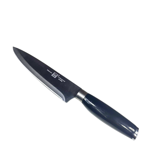Cuchillo Elaborate 8" Mango Negro Redondeado