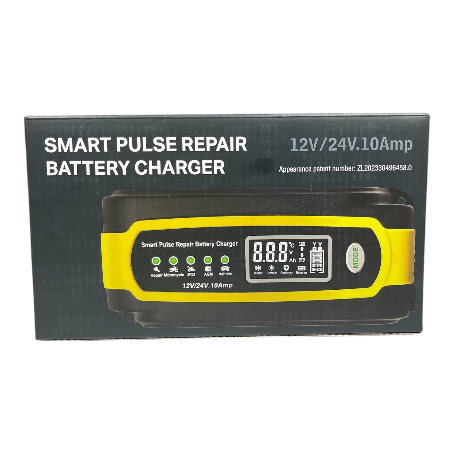 Cargador SMART PULSE de auto 10amp