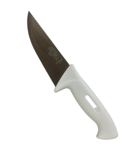 Cuchillo mango blanco de 5"