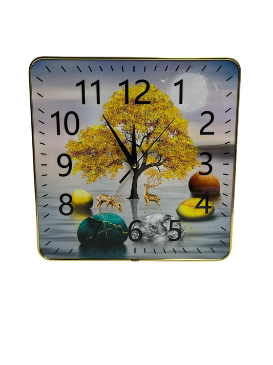 Reloj de Pared Cuadrado 30cm