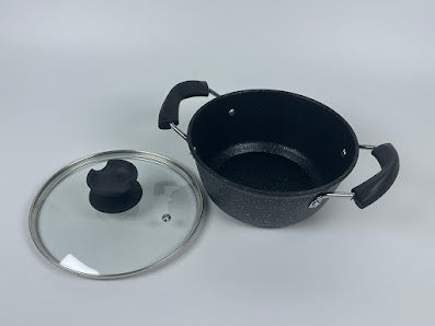 Olla 20 Cm Tapa Vidrio
