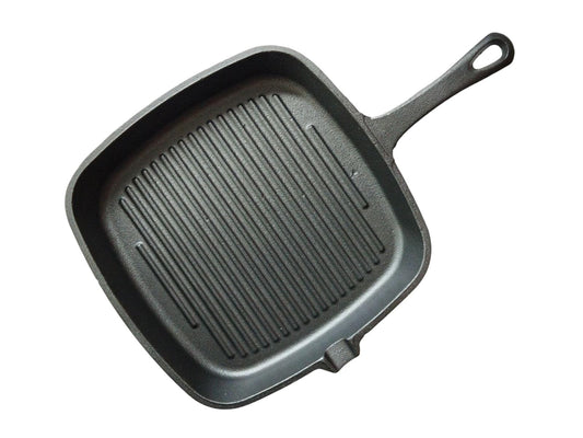 Plancha Sartén de Hierro Fundido Cuadrado 22cm