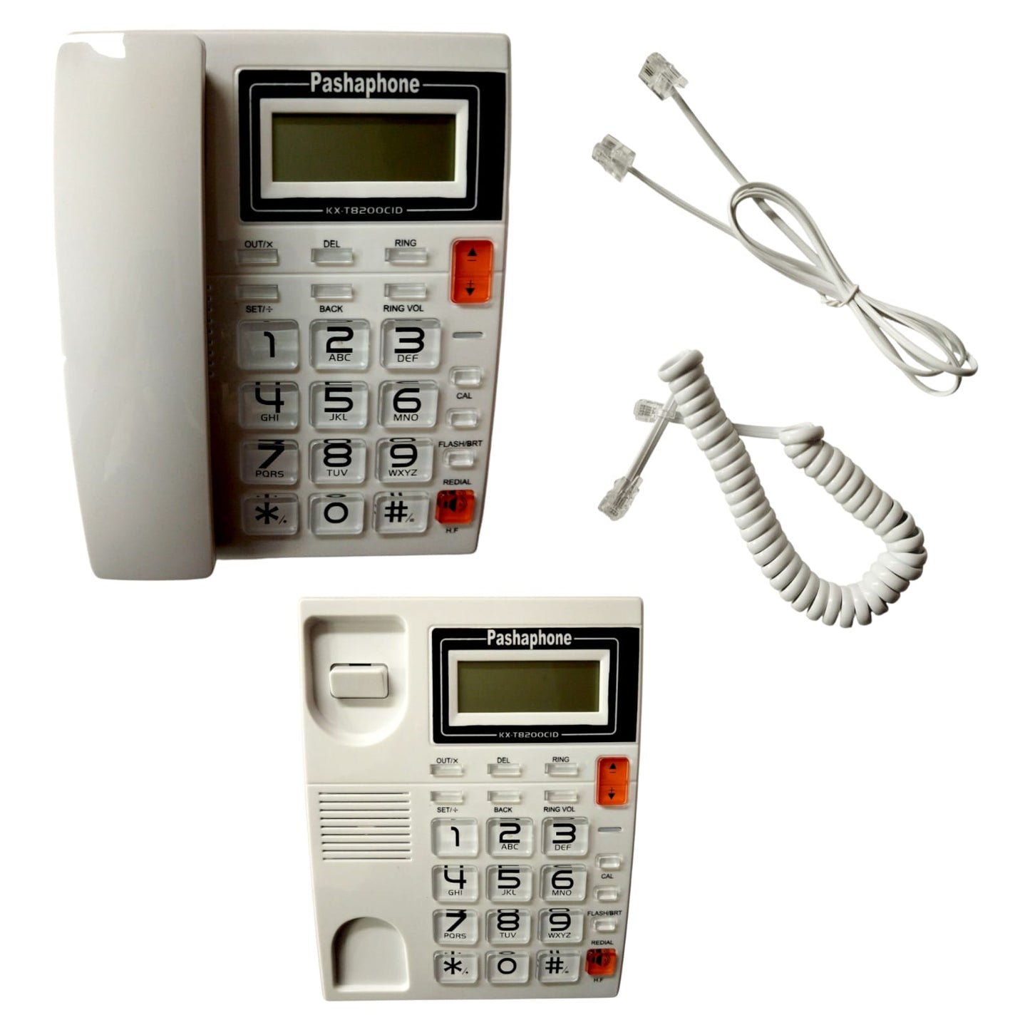 Teléfono Línea Números Grandes Blanco KX-T8200CID