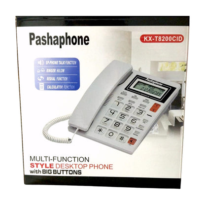 Teléfono Línea Números Grandes Blanco KX-T8200CID