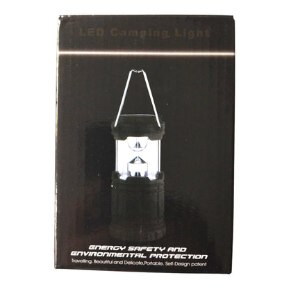 Farol Plegable Negro a Pilas Con 30 LED