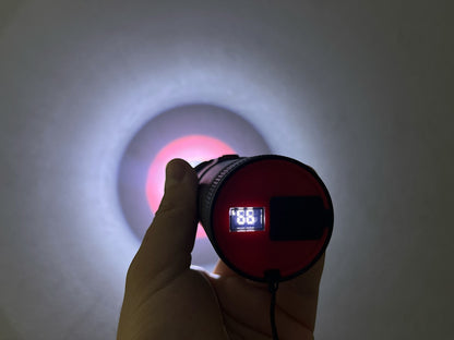 Linterna recargable MOD: WITHE LASER LED