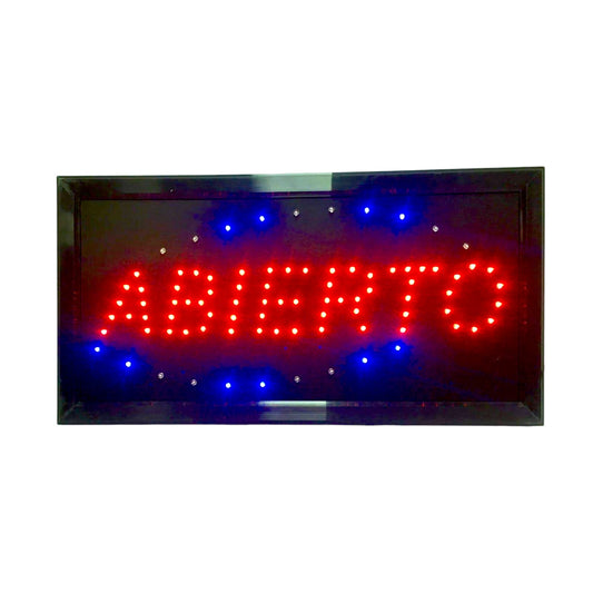 Cartel de ABIERTO