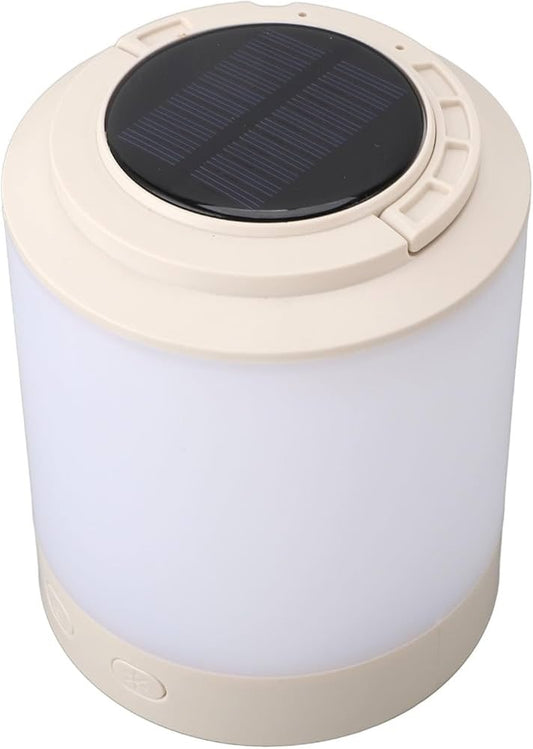 Farol Redondo Recargable USB Solar RBG LEDs