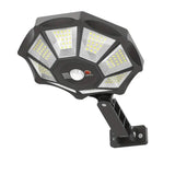 Luz Solar LED Octagonal 240W para Exterior Con Sensor y Montaje en Poste o Pared