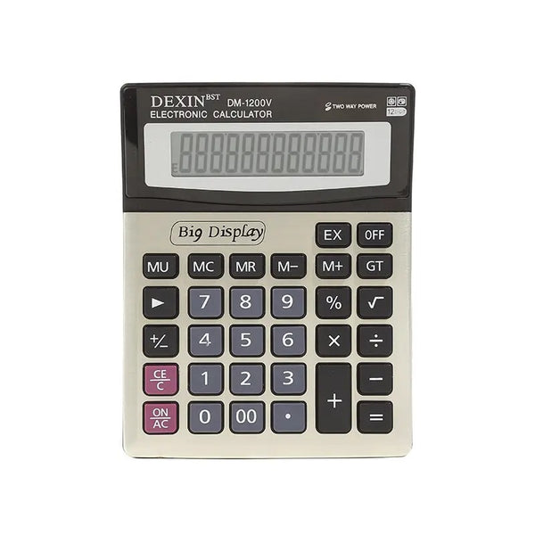 Calculadora 1200V Pantalla Grande 12 Dígitos
