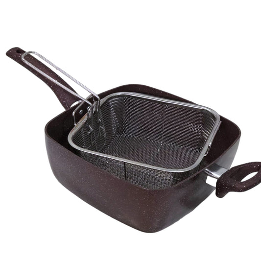 Olla Cuadrada Tapa y Freidor