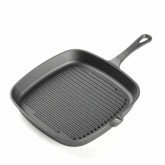 Plancha Sartén de Hierro Fundido Cuadrado 22cm