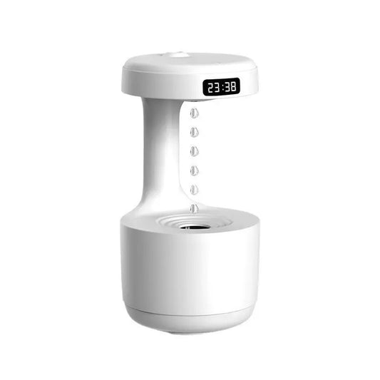 Humidificador con Reloj Iluminación Multifuncional