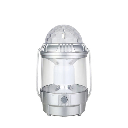 Farol Luz Cálida Fría con Proyector de Luces de Colores