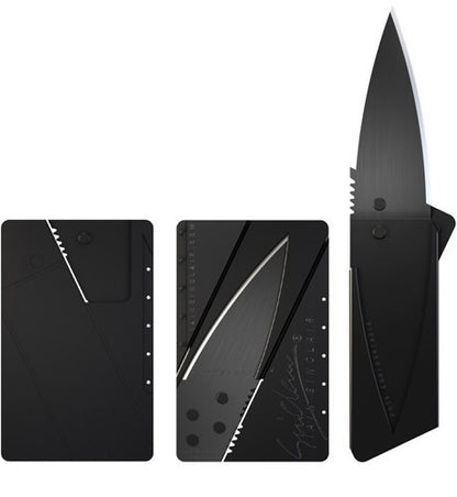 Cuchillo Plegable Diseño Tarjeta